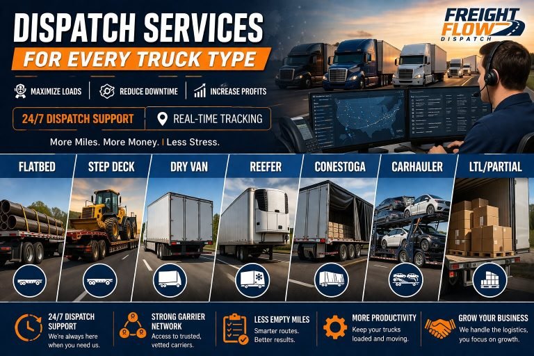 Dispatch Services for Every Truck Type