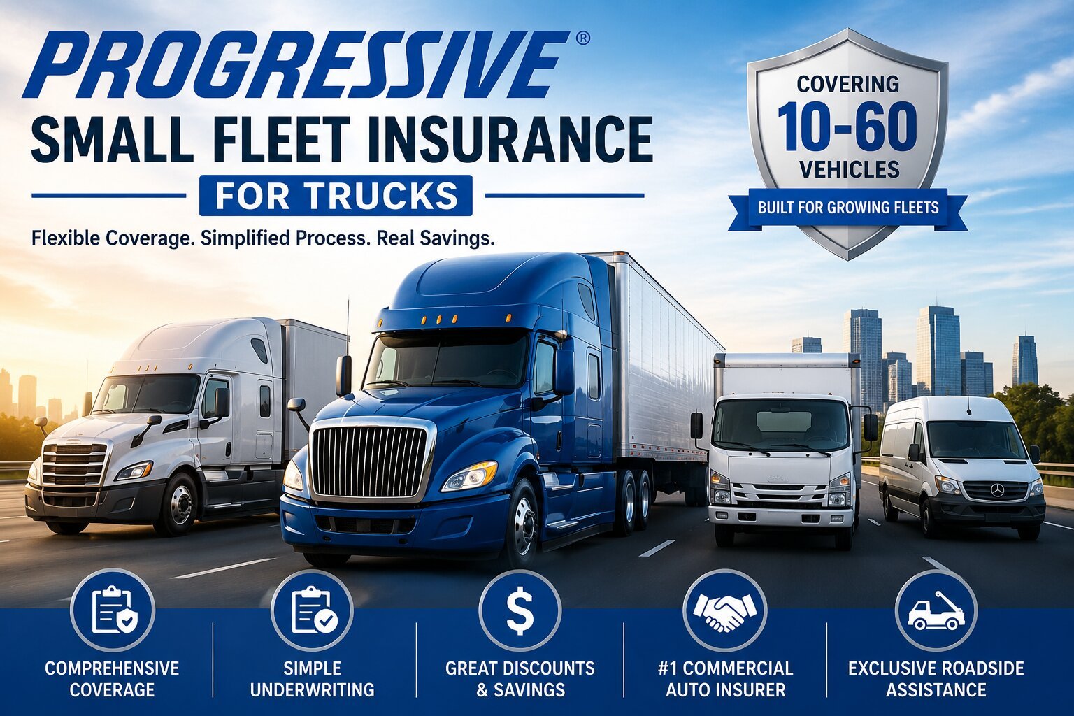 Progressive Small Fleet Insurance for Trucks